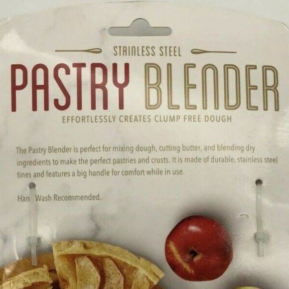 Art & Cook Stainless Steel Pastry Blender/Dough Cutter/Flour Mixer Cake - Red - Picture 2 of 3